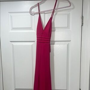 SHEIN Fuchsia Strappy Jumpsuit